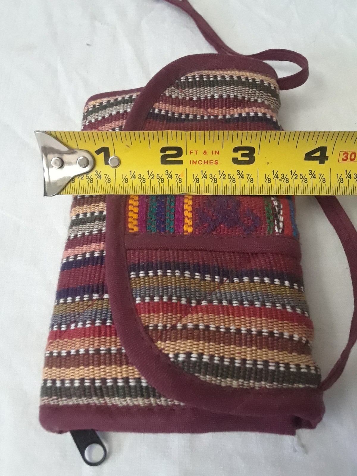 All Over Ethic Design Crossbody Mini Purse Multi-Color Light Weight