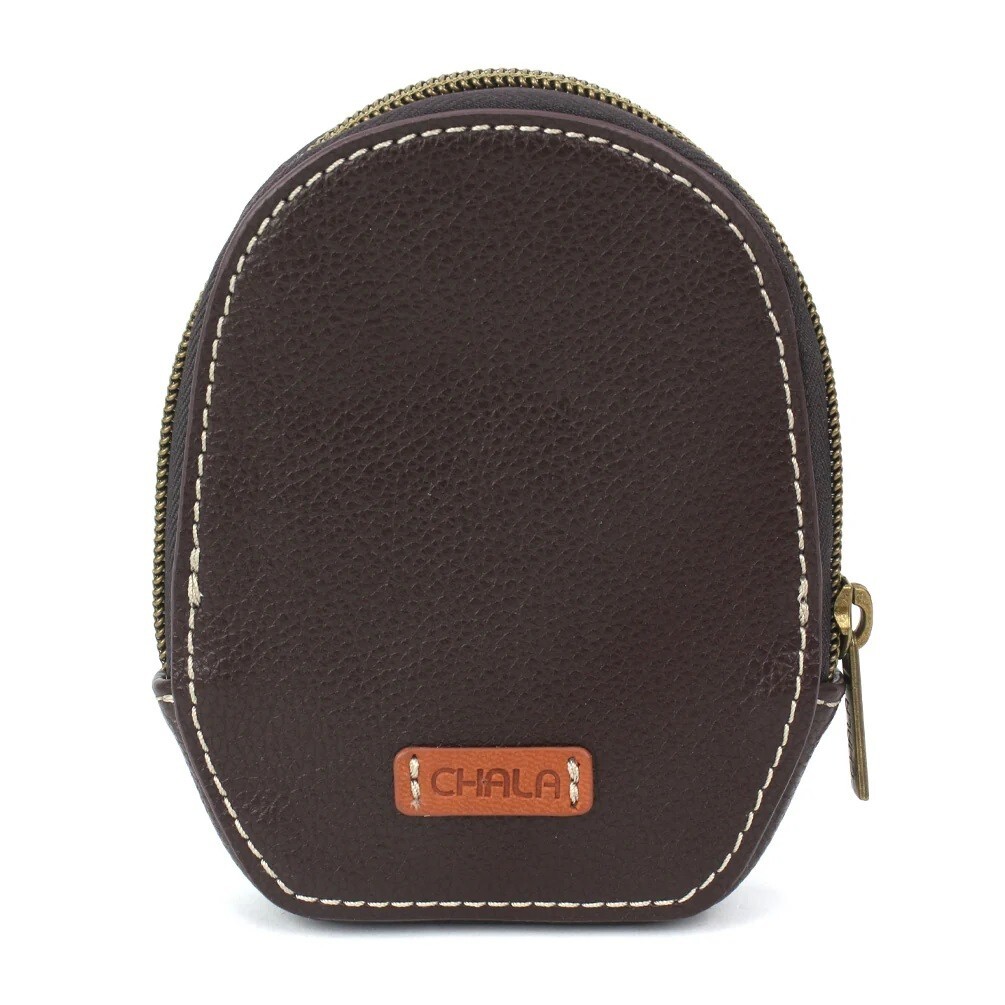 CHALA Mini Coin Purse Keychain RFID Protected Card Holder & Coin Purse GNOME NWT