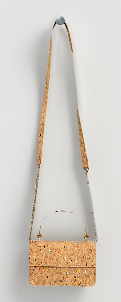 Like Dream~Multicolored Cork Crossbody Bag~Snap Closure~Fairy Core~Festival~ EUC