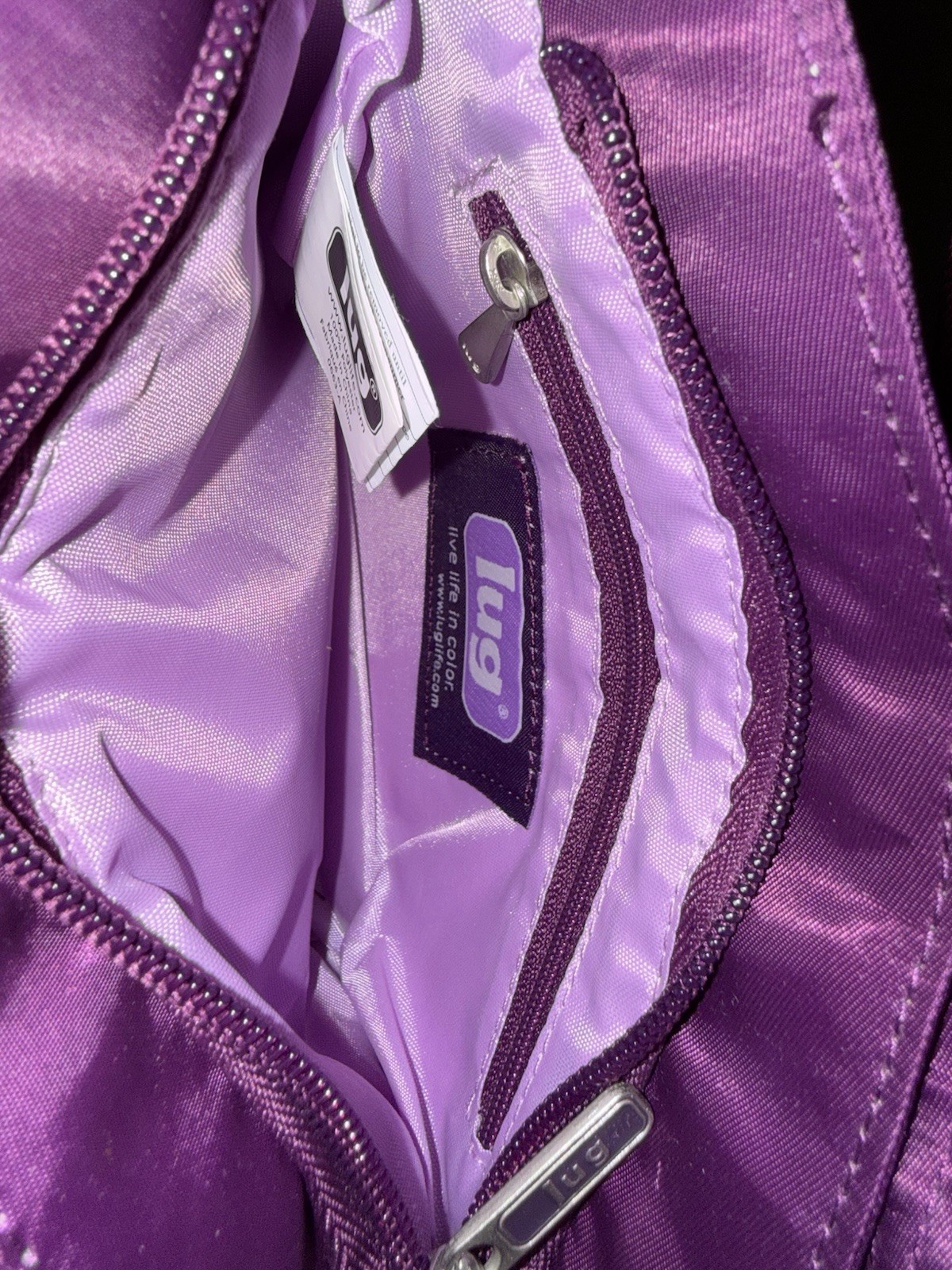 Lug Sway Mini Cross Body Bag Purple