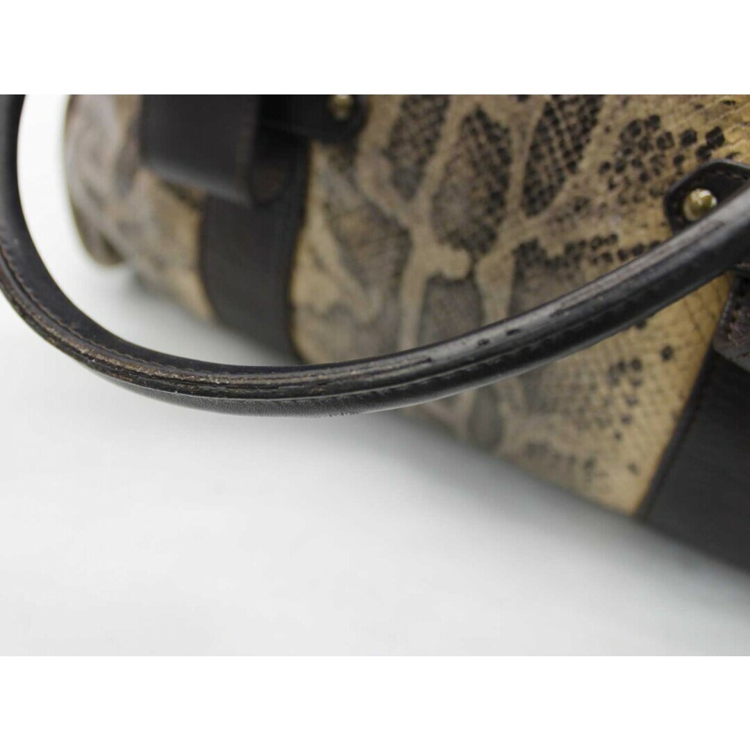 Kate Moss Longchamp Animal Print Duffel Bag Rare 14.9×9×6.2 inch Used