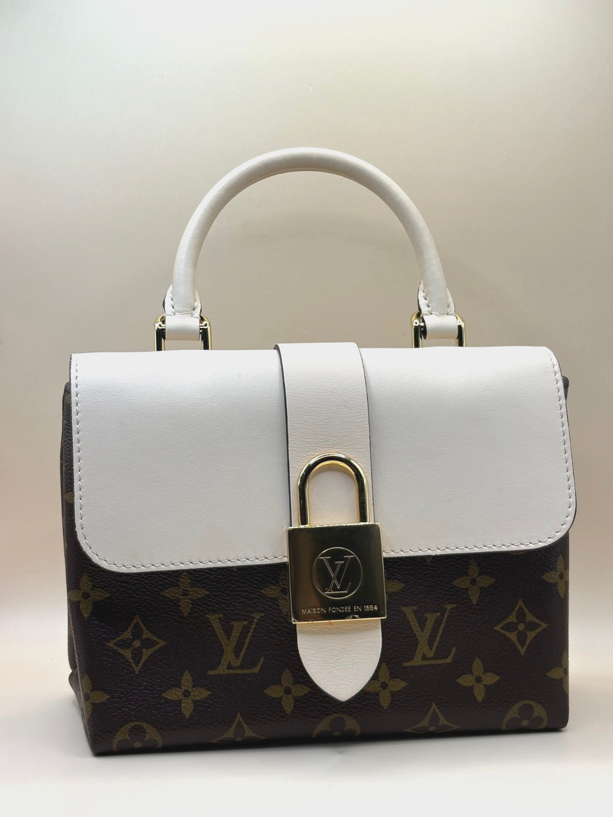 Louis Vuitton Locky BB Monogram Canvas Neutral/Brown Small Handbag