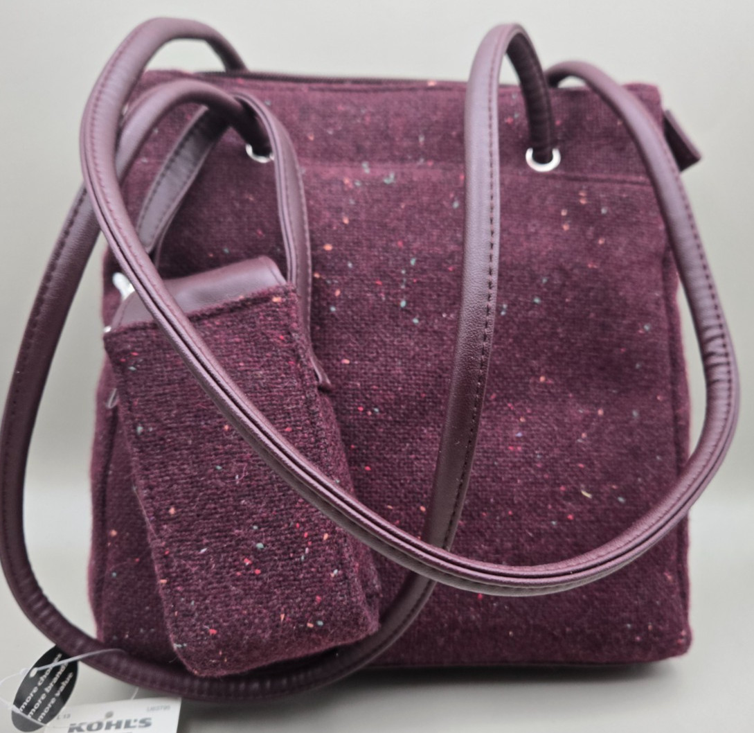 Croft & Barrows Burgandy Purse with Phone Carrier NWT FREE SHIPPING