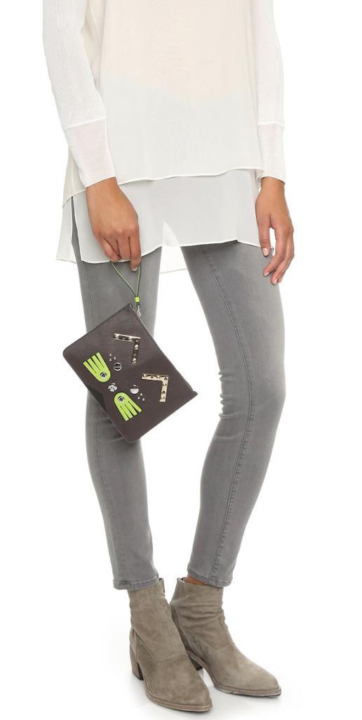 MARC BY MARC JACOBS SCREW’D UP FACES GATO WRISTLET M0007232 NWT $128
