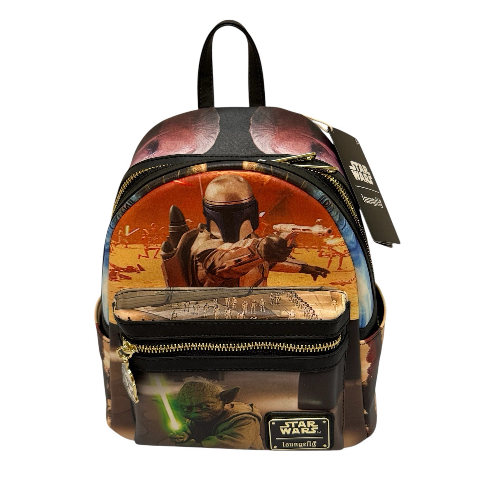 Loungefly Star Wars Episode 2 Attack of the Clones Scene Mini Backpack New