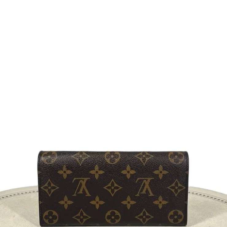 Louis Vuitton Emilie Wallet Brown Red Monogram (dh071726d3r)
