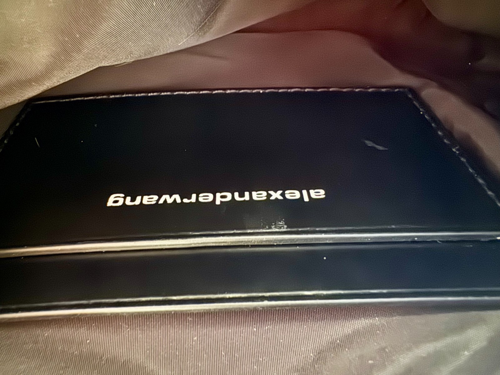 Authentic Alexander Wang Crystal Rhinestones Mesh Pouch