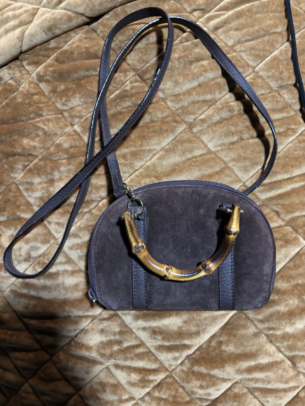 Micro Gucci Bamboo Wallet Purse