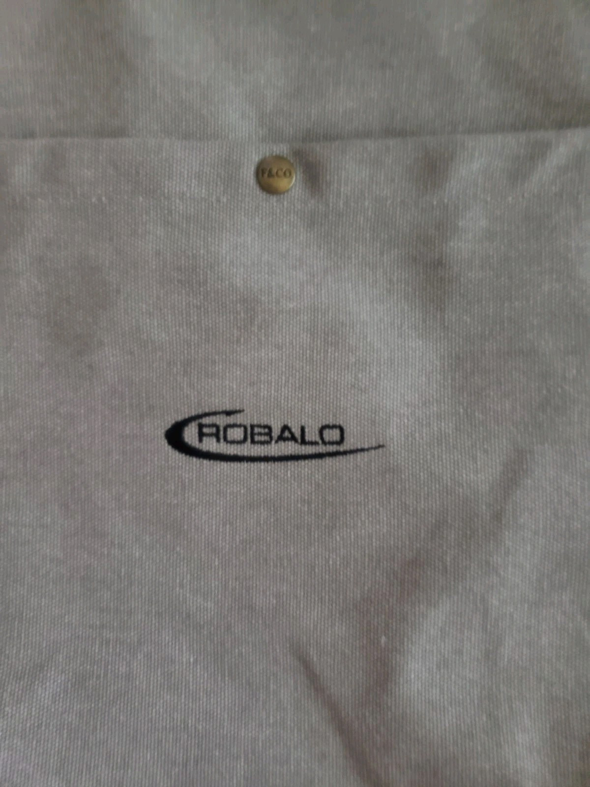 Robalo Boats Bag Backpack Gray Snap Pocket Field & Co Leeds Canvas Collapsable