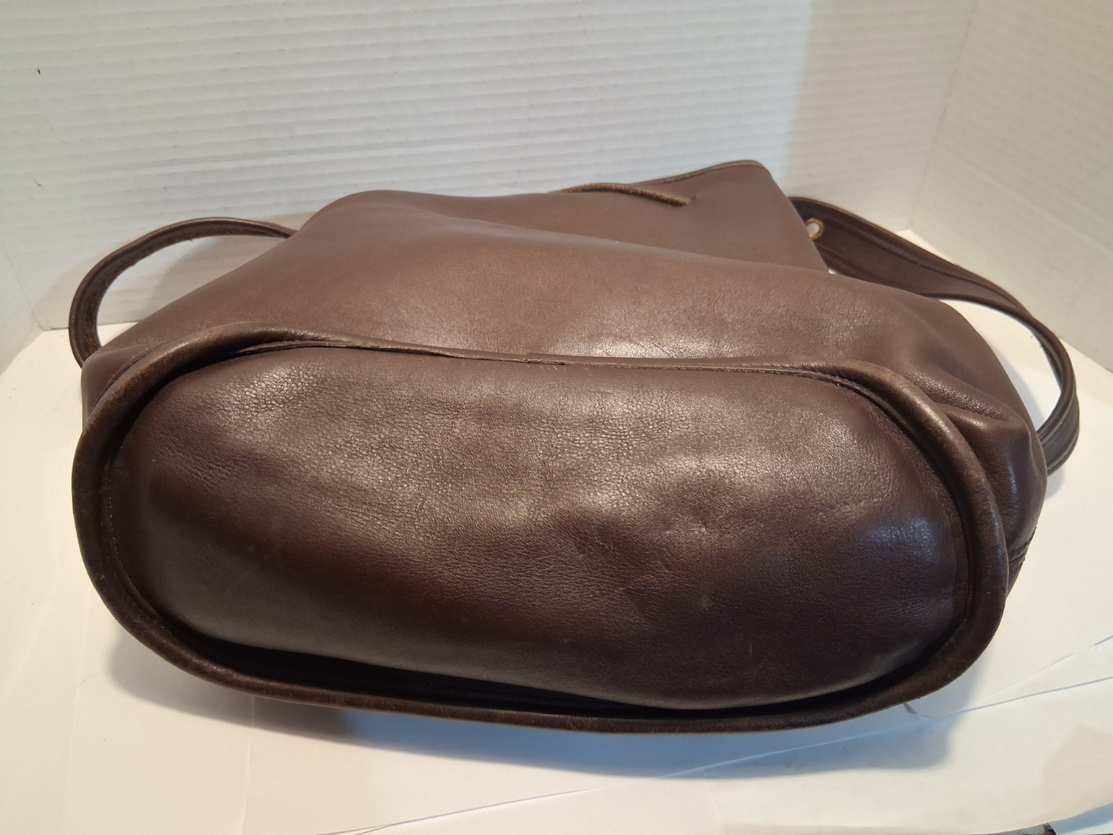 Vintage Coach 9952 Lula’s Legacy Bucket Bag Brown Leather Drawstring USA Purse