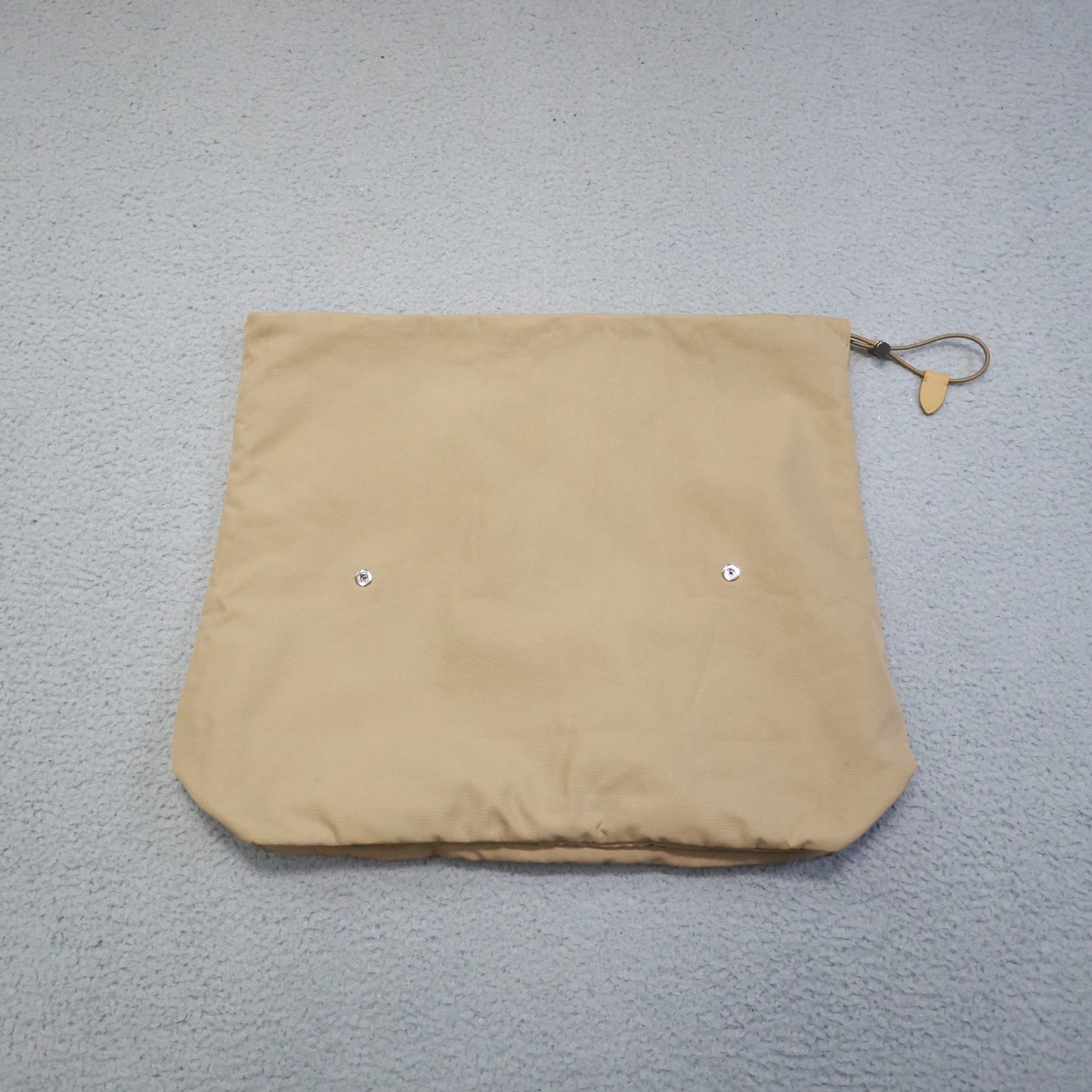 The Row Margaux Tote Insert Bag Large Beige Canvas Drawstring Italy Designer