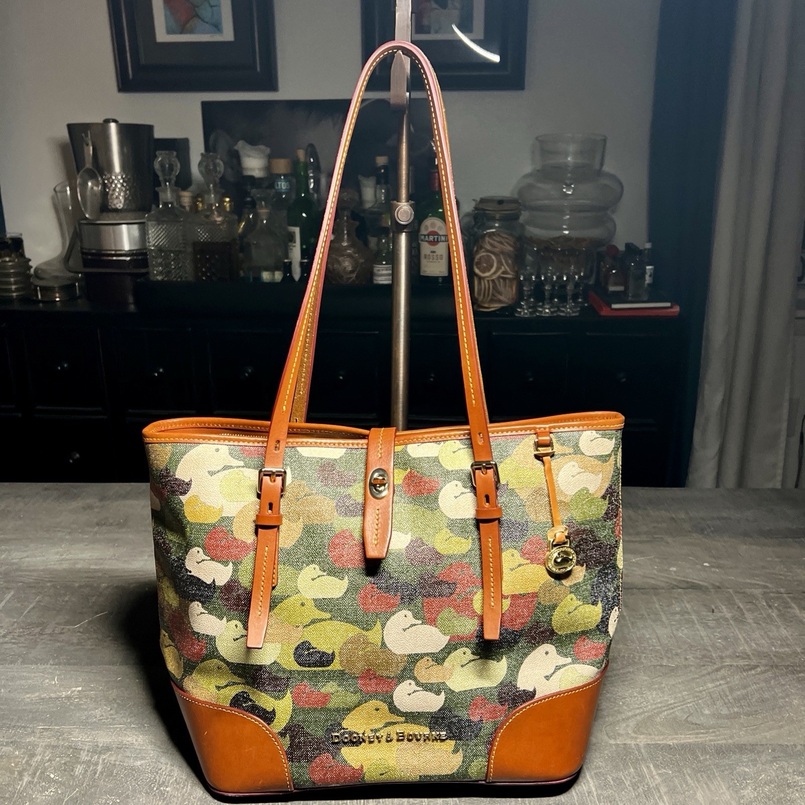 Dooney & Bourke Duck Dover Tote Camo The Robertson Collection