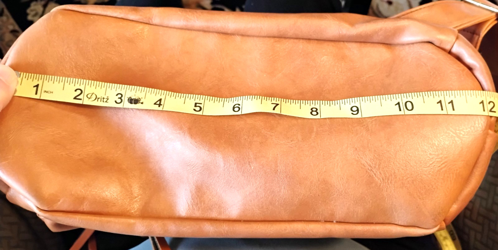 Modem & Chic Cognac Convertible Backpack Purse Boho Reversible SW Strap