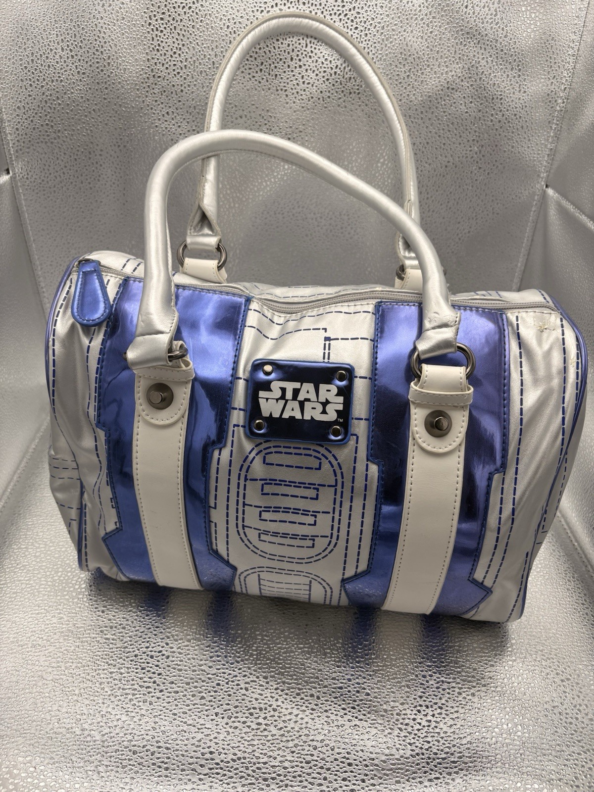 Star Wars R2-D2 Handbag Blue Silver Droid Purse Novelty Bag
