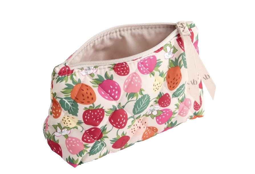 Vera Bradley Essential Small Pouch in Ultralight BUSHELS OF BERRIES PUMICE STONE
