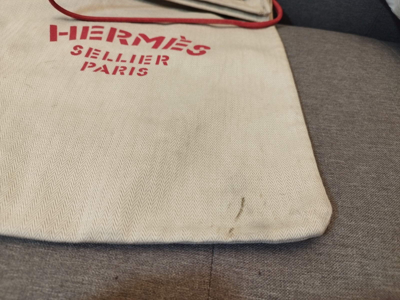 Authentic Hermes Aline Grooming Bag