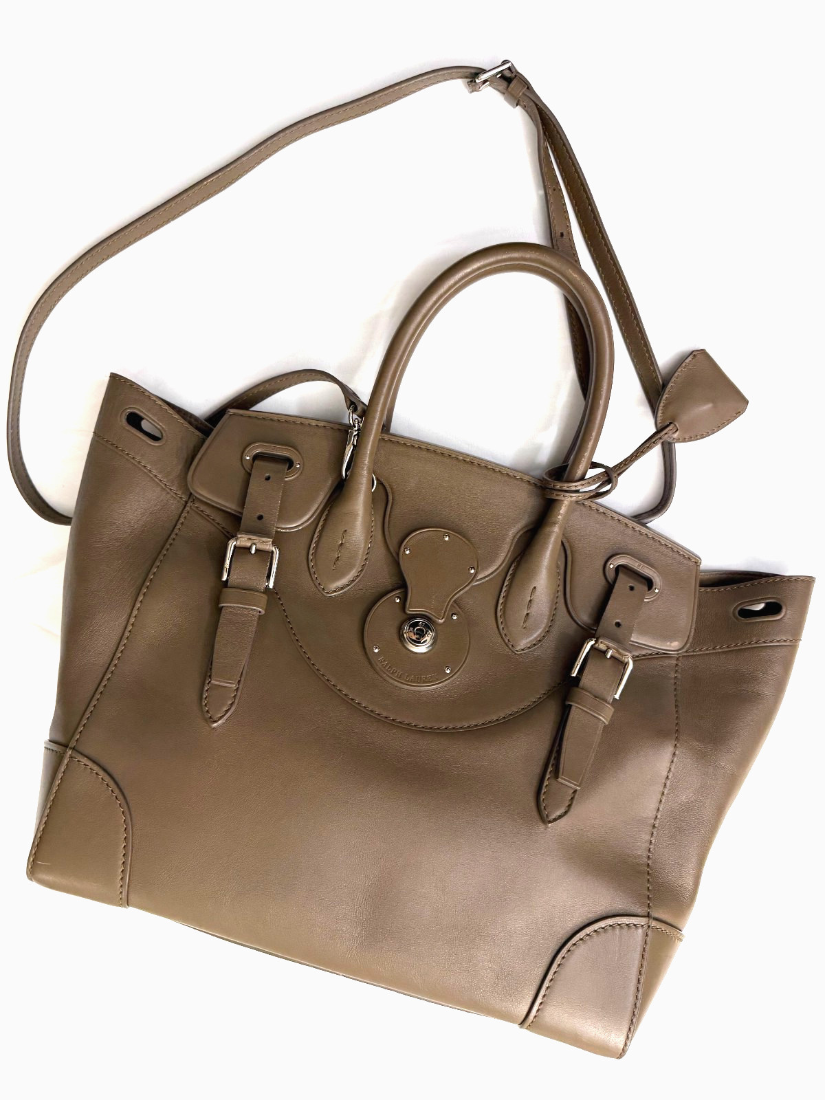 Ralph Lauren Ricky Calfskin Leather Italy w Keys