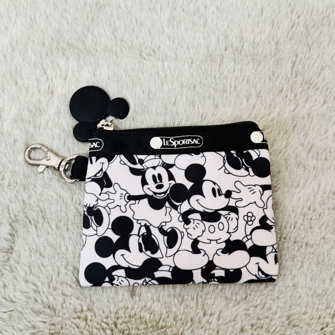 LeSportsac Mickey Mouse Keychain Coin Case #CB