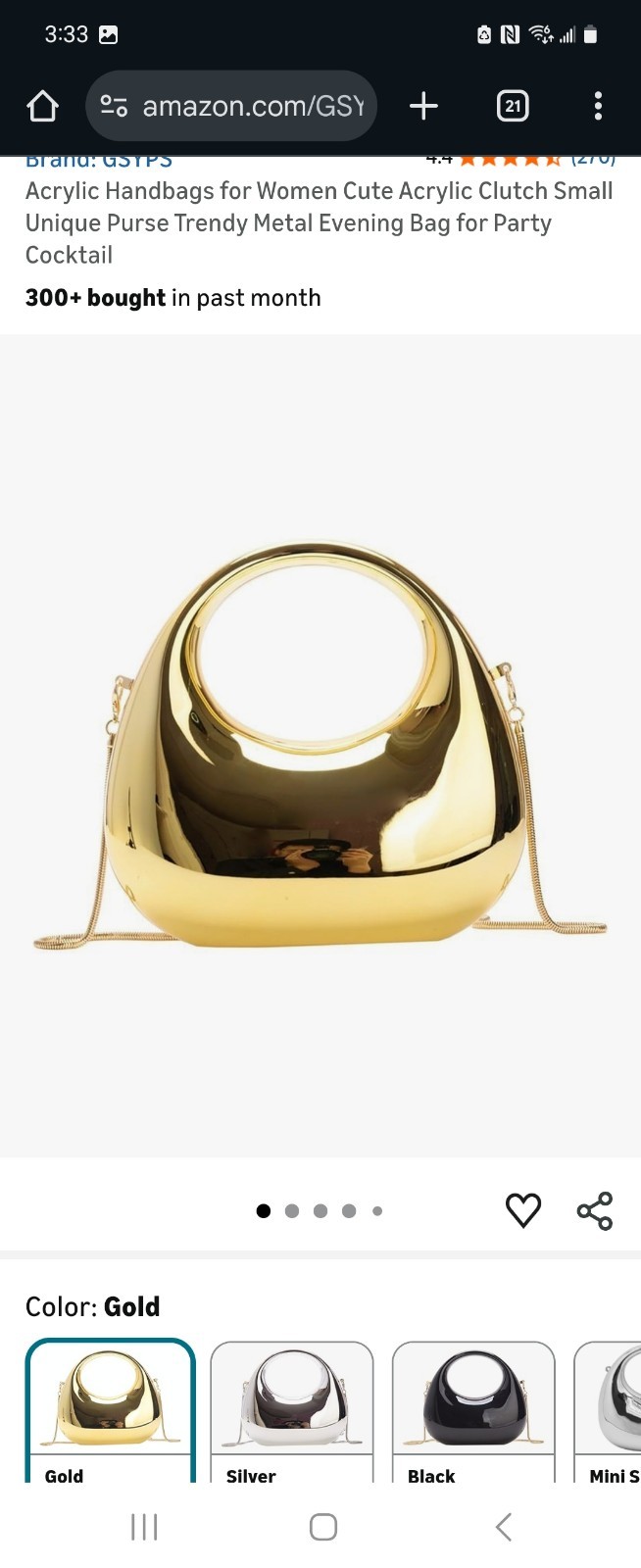 Acrylic Handbags for Women Cute Acrylic Clutch Small Unique Purse Trendy Meta…