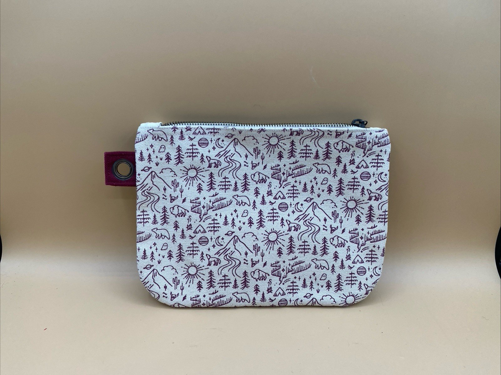 Danica Studio Ctn Canvas Country Theme 10x 7.5 “ Makeup Bag