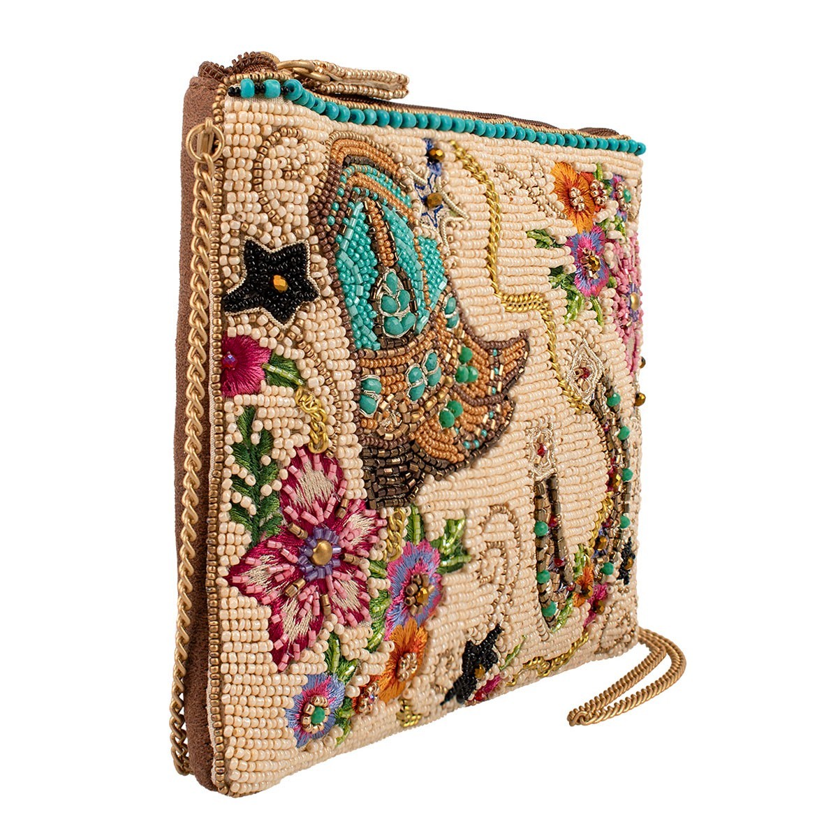 Mary Frances On the Range Western Boots and Horseshoe Ivory Beaded