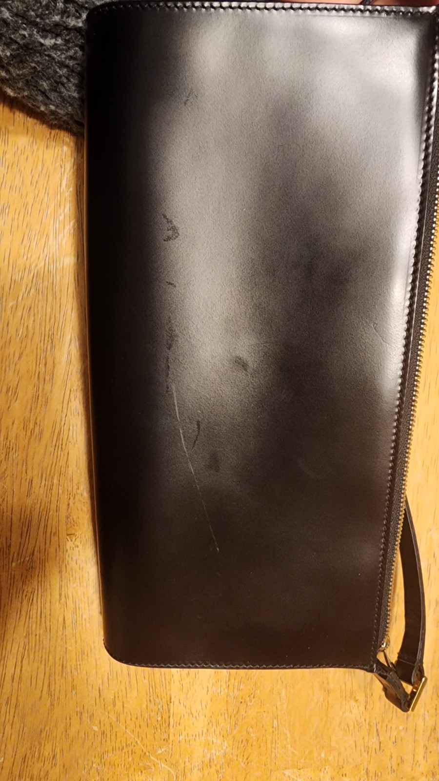 Salvatore Ferragamo Black Leather Shoulder Bag Made in Italy