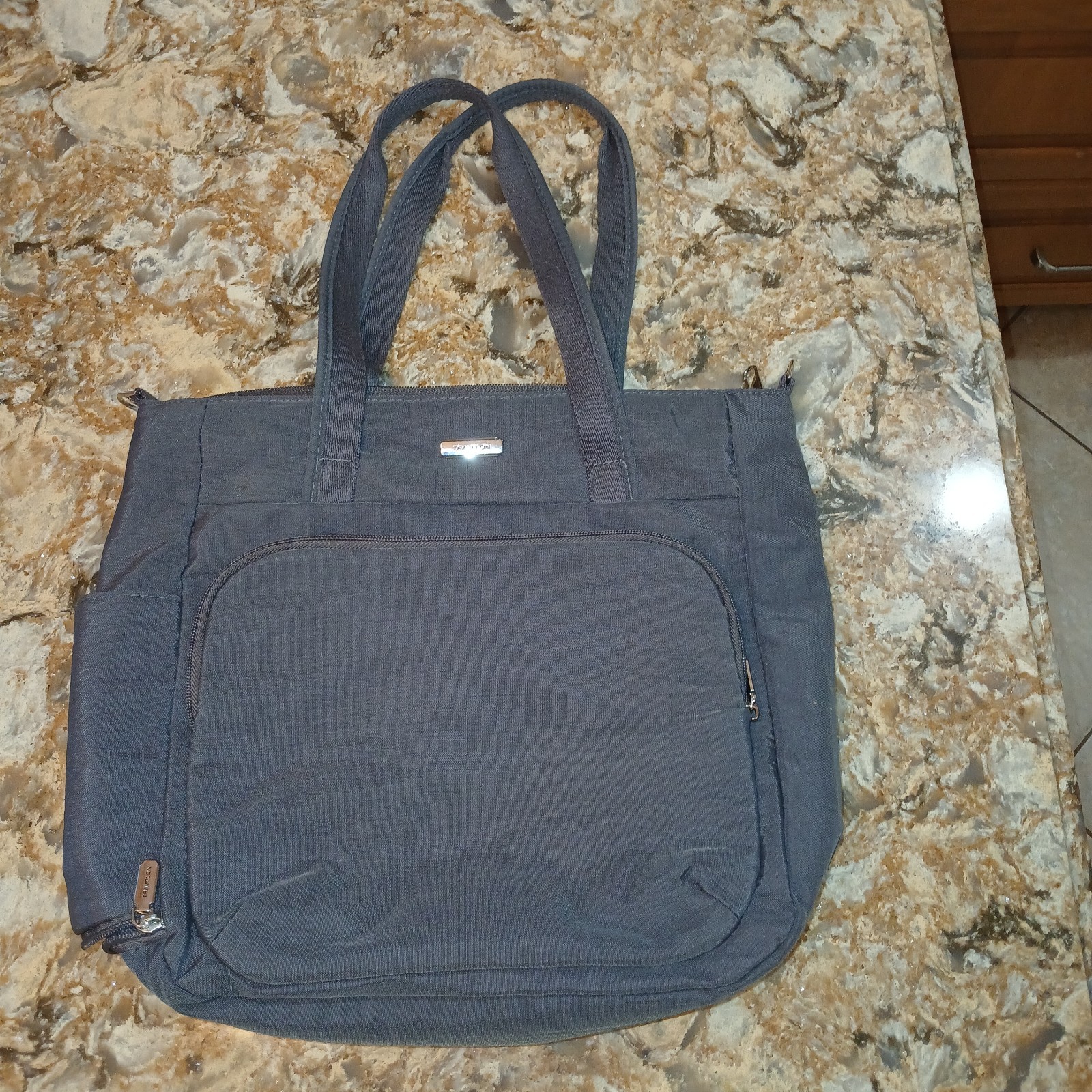 Travelon Anti-Theft Essentials Convertible Backpack / Tote Smoke (Gray)