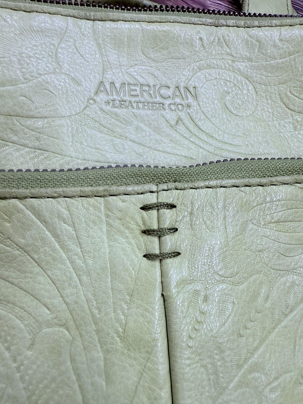 American Leather Co. Cleveland Backpack Purse Plus Matching Wallet! Gorgeous!!