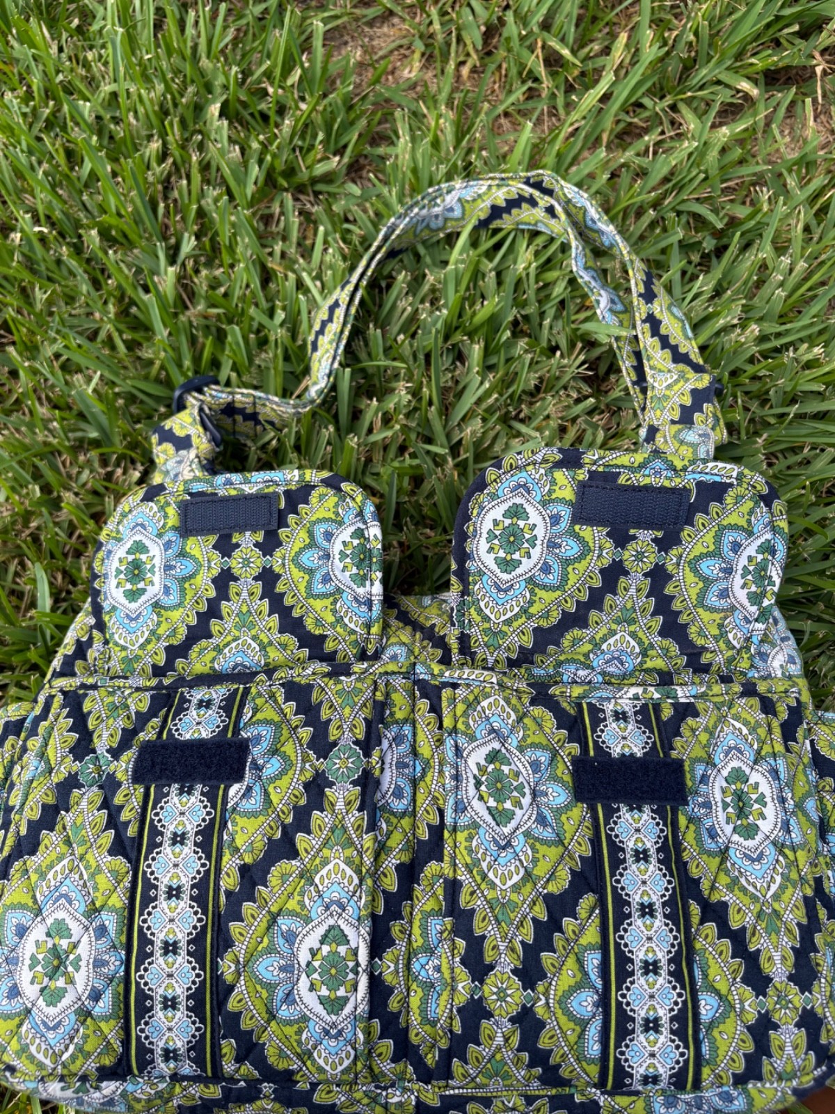 Vintage Vera Bradley Cambridge Cargo Sling Shoulder Bag Retired Print