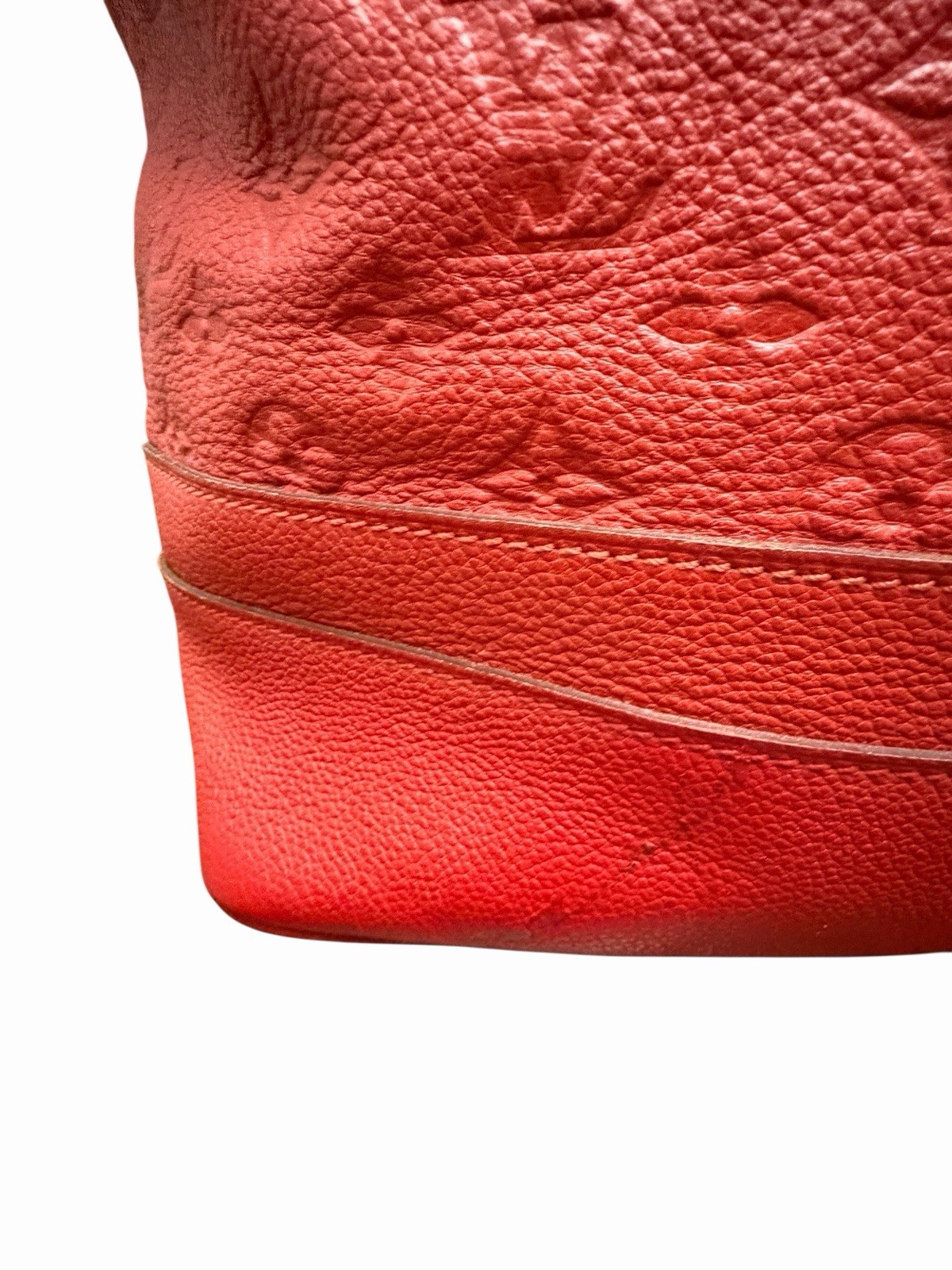 Louis Vuitton Monogram Empreinte Citadine PM Tote Bag Red/Orange