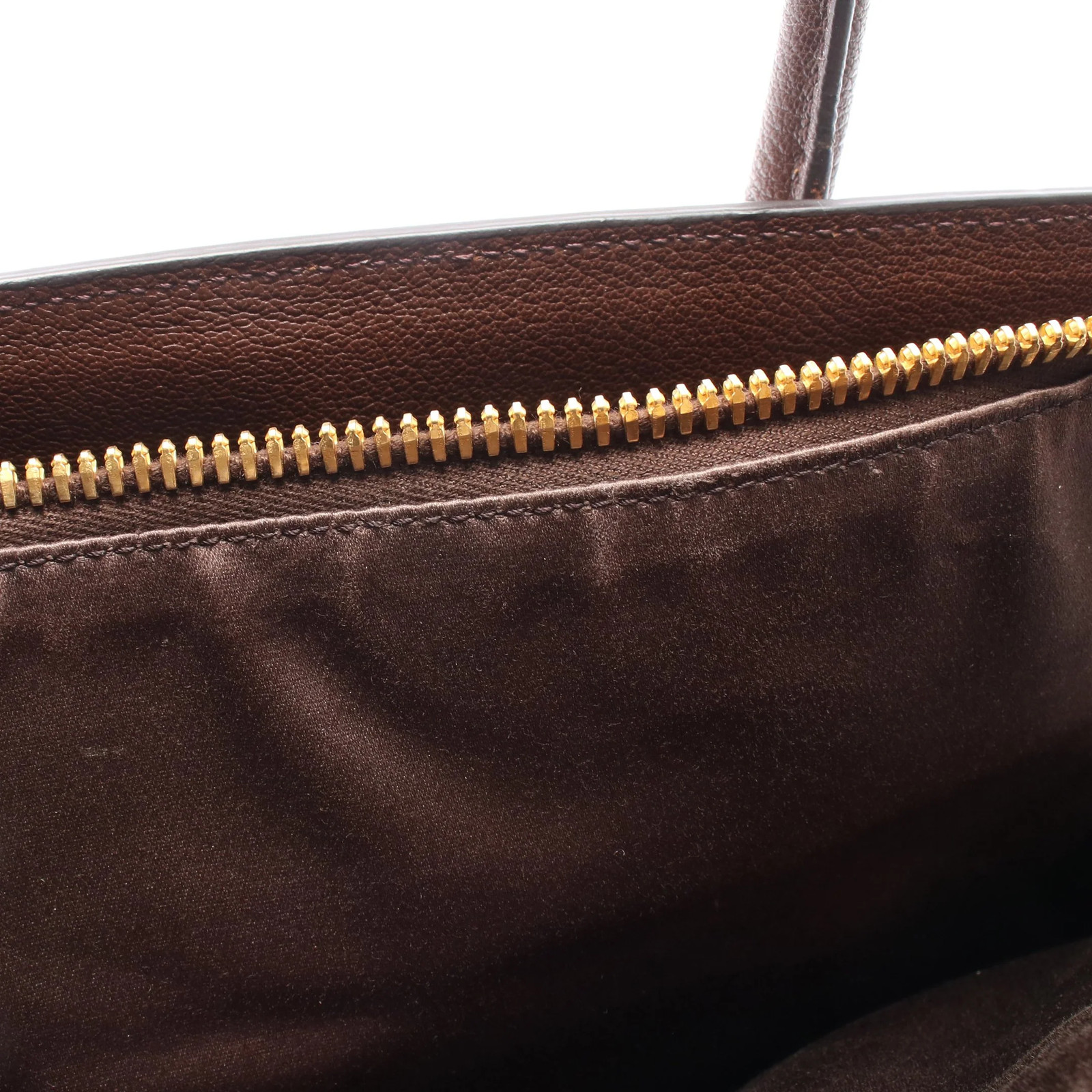 miu miu MADRAS BICOLORE 2WAY Tote Bag Brown Leather #RCB14388