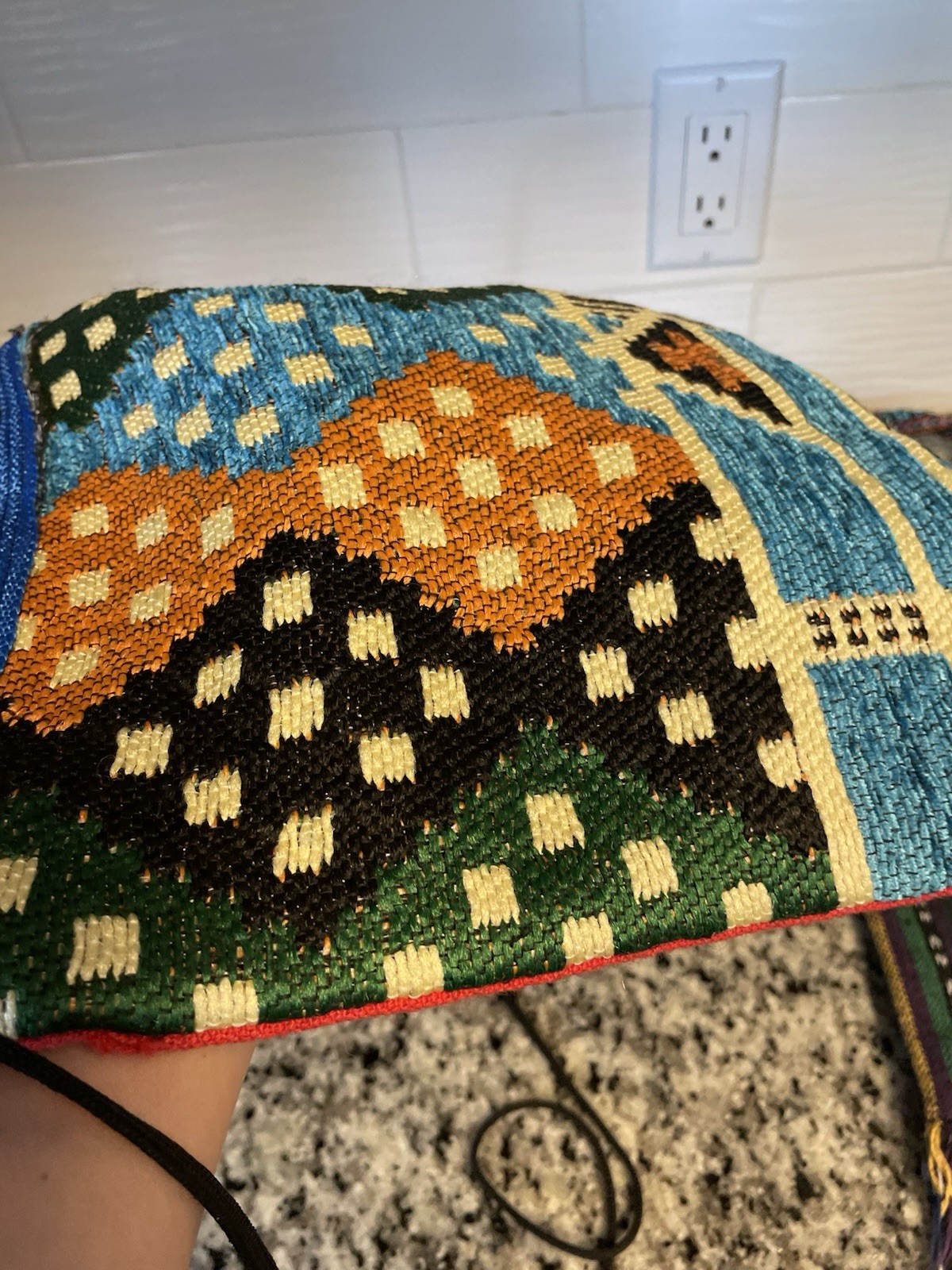 2 Boho Handmade Bags: Turkish Kilim Crossbody & Guatemalan Huipil Crossbody