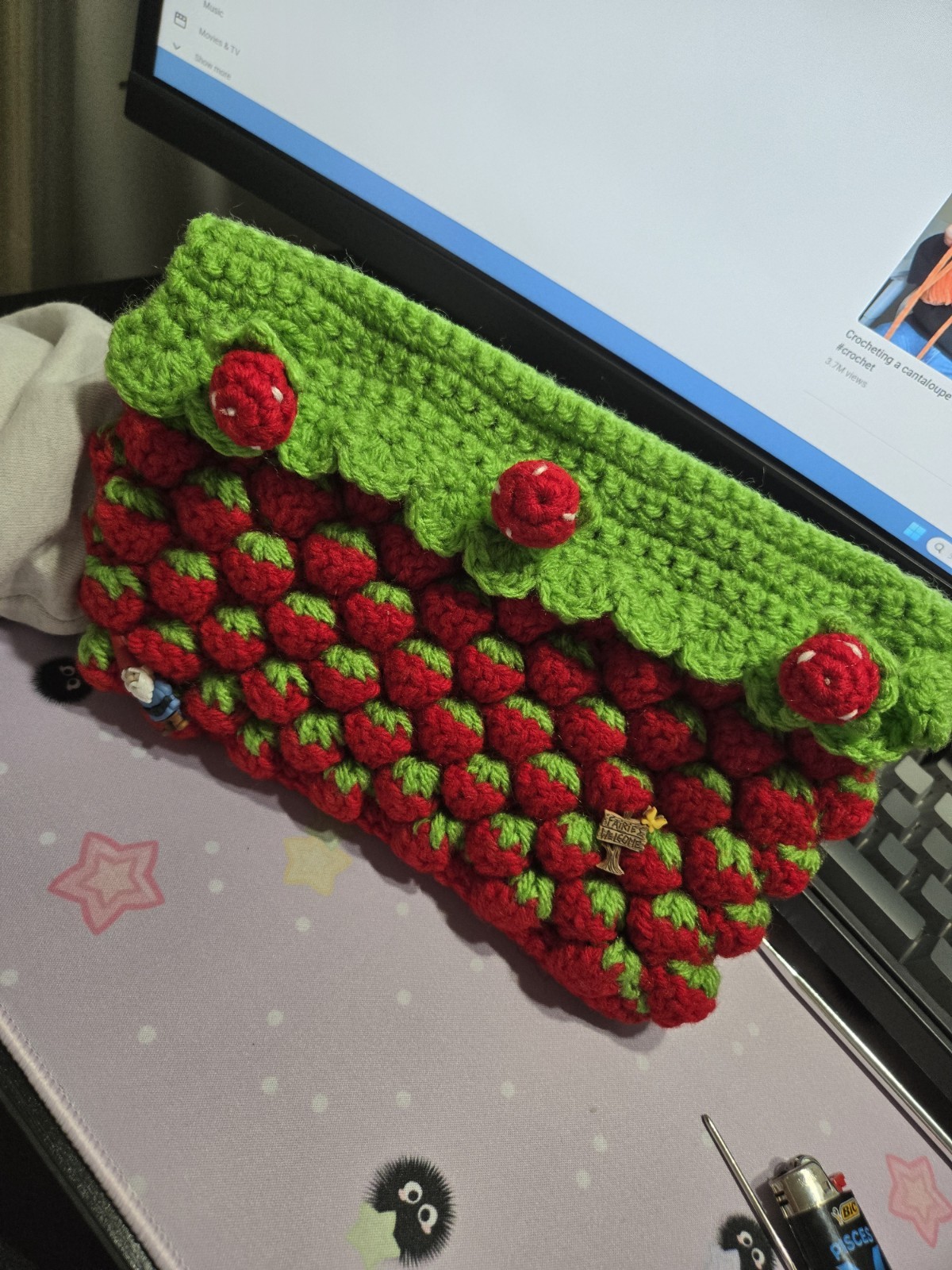Strawberry Pouch Crochet