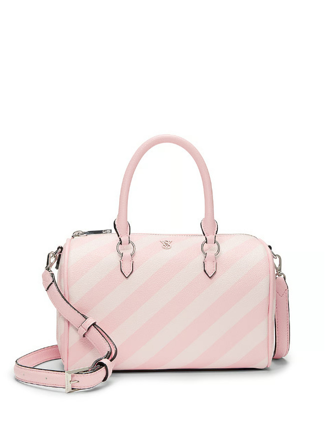 Victoria’s Secret Mini Duffle Crossbody Bag, Heritage Stripe