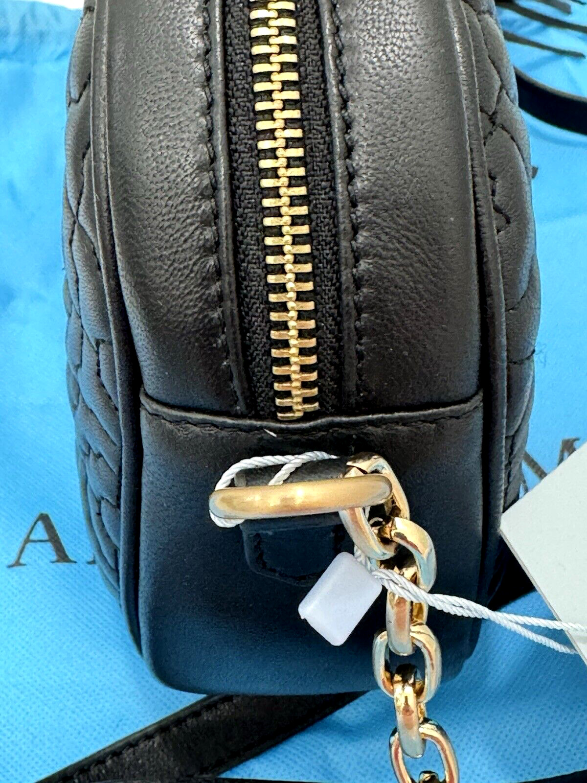 NEW Antonio Melani Larisa Camera Crossbody Bag 9x6x2.5 in Black $179.00