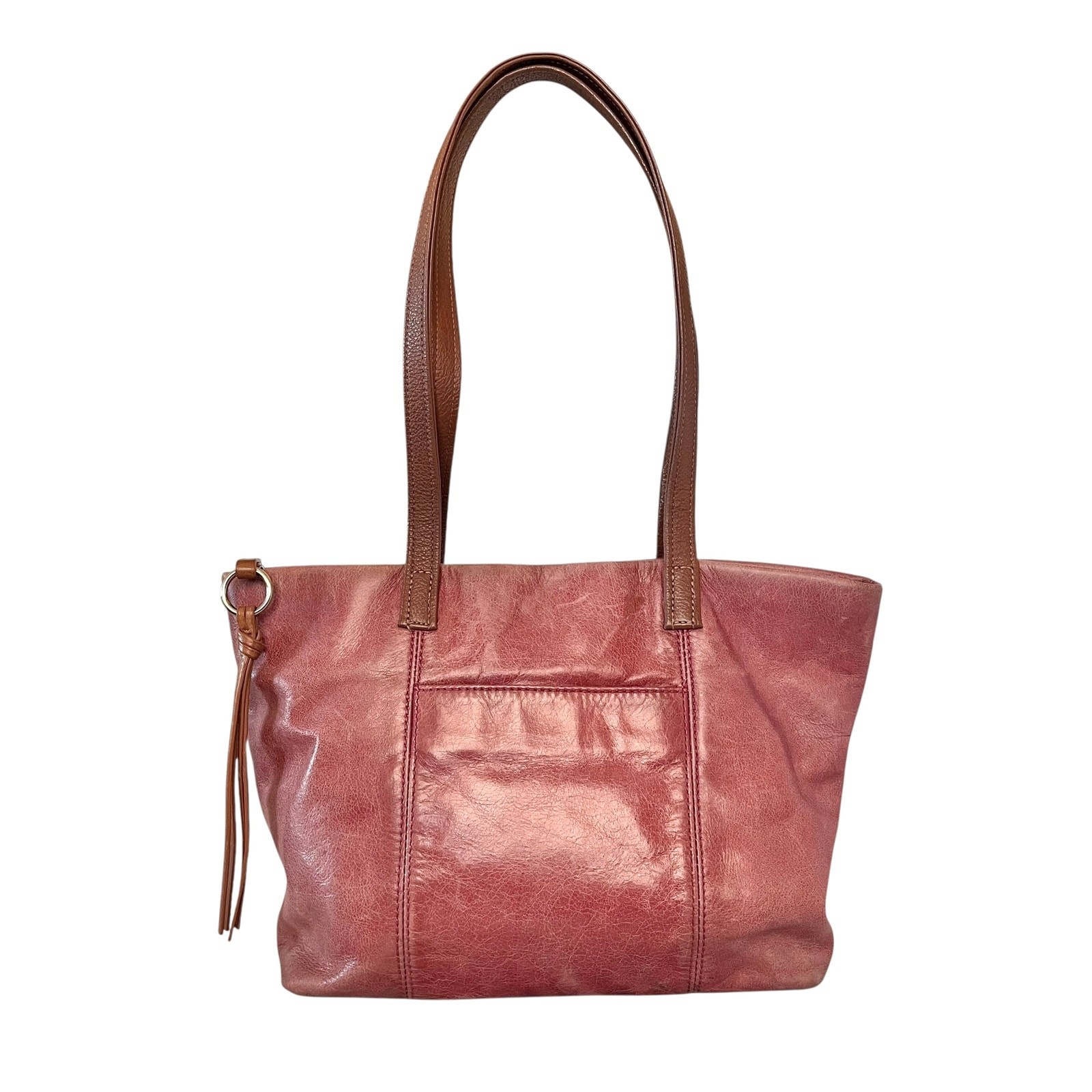 HOBO Cecily Begonia Pink Leather Satchel Top Handle Shoulder Bag