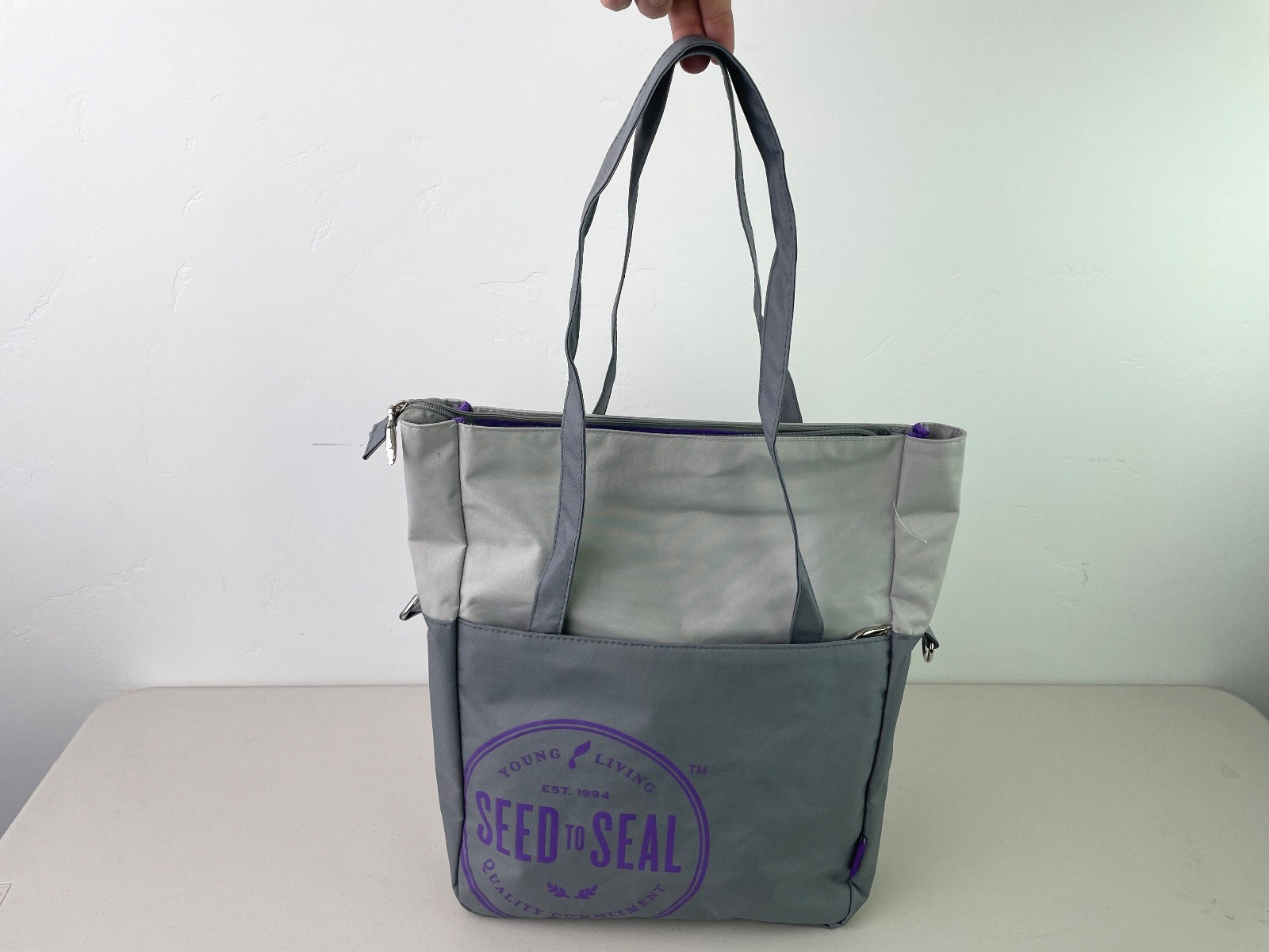 Young Living Essential Oils Seed to Seal Messenger Tote Bag w/ Pouch + more NEW