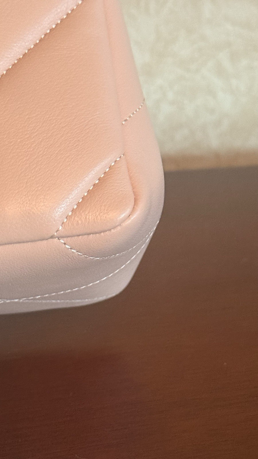 NWT Coach Quilted Leather Tabby 26 In Cream (powder pink)