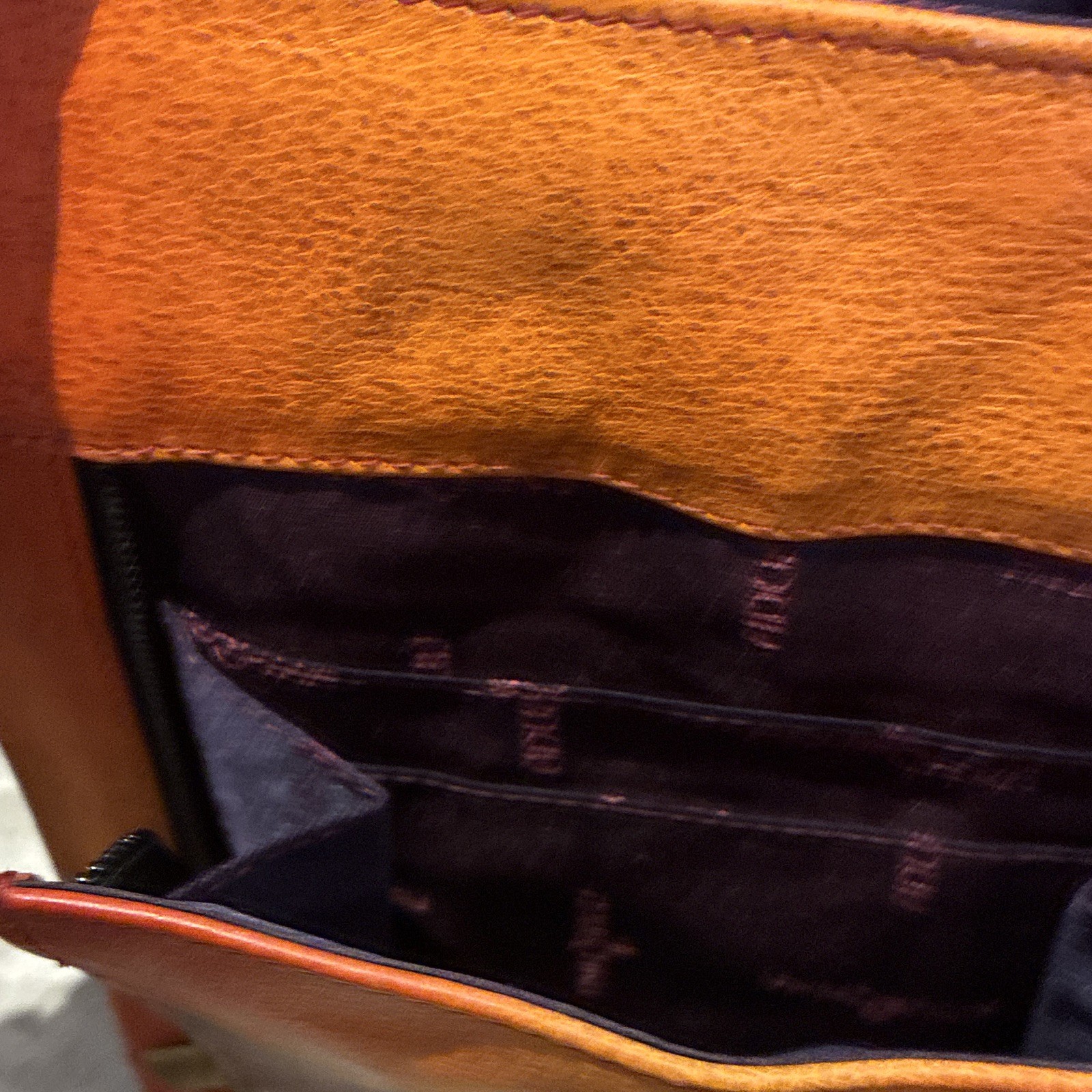 Women’s Orange Multicolor Butterfly Crossbody Bag Flap Turn Lock Gold Hardware