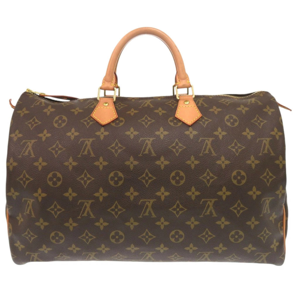 Louis Vuitton Speedy 40 M41522 Monogram Canvas Brown Women’s Bag #LTB528