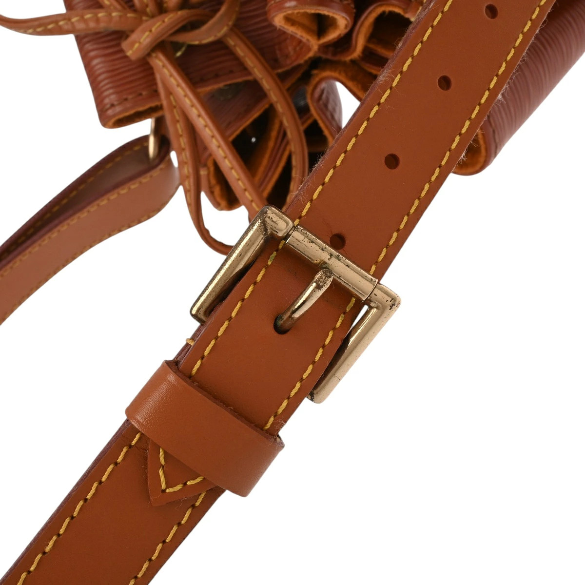Louis Vuitton Epi Noe Kenya Brown Zipang M44028 Leather Shoulder Bag r0_0723