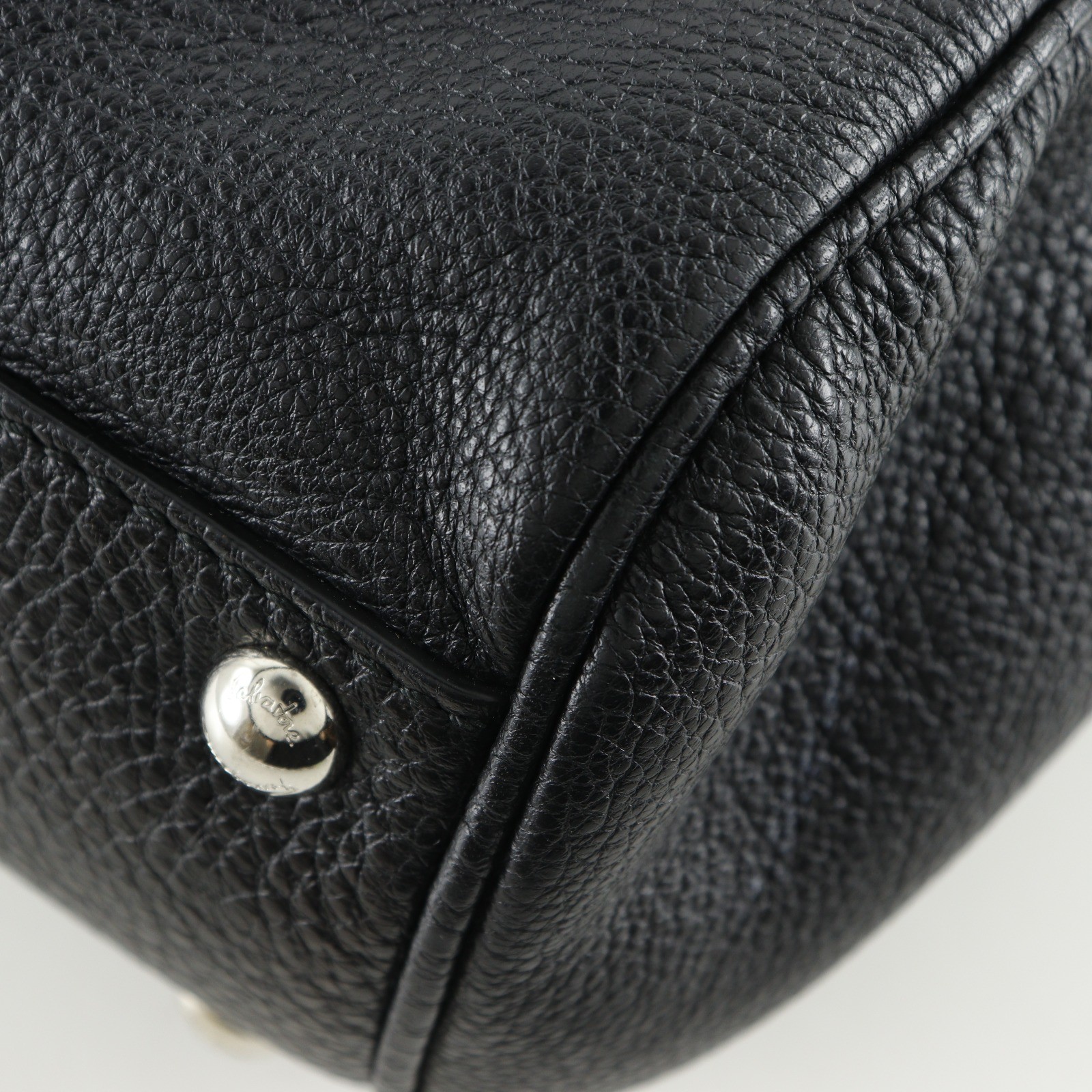 Salvatore Ferragamo FZ-21 C922 Gancini Tote Bag black Calfskin Women