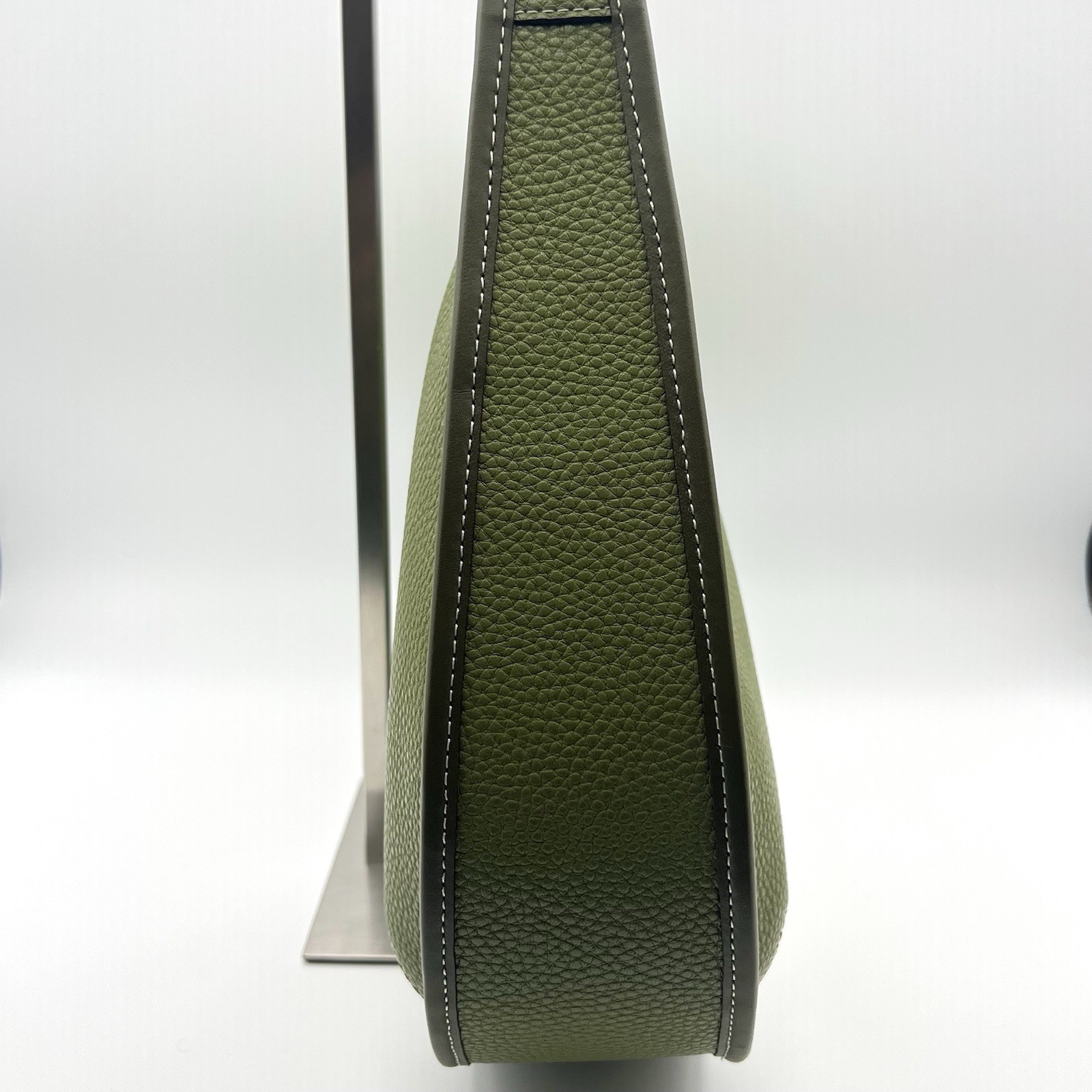 Coach Coachtopia Large Ergo Bag CQ018 Olive Green Pebbled Leather Digital ID