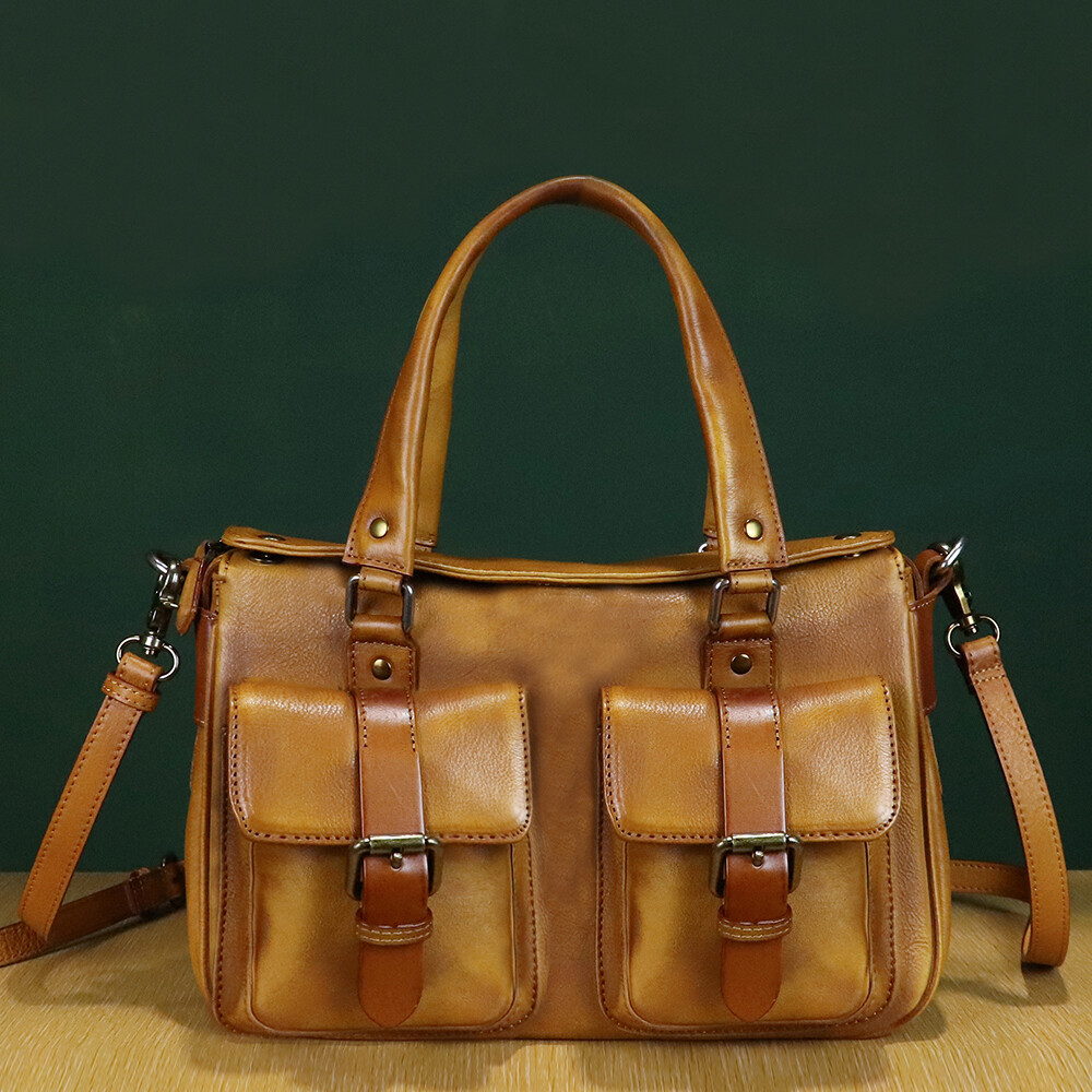 Genuine Leather Purse for Women Retro Crossbody Purses and Handbags Shoulder Bag