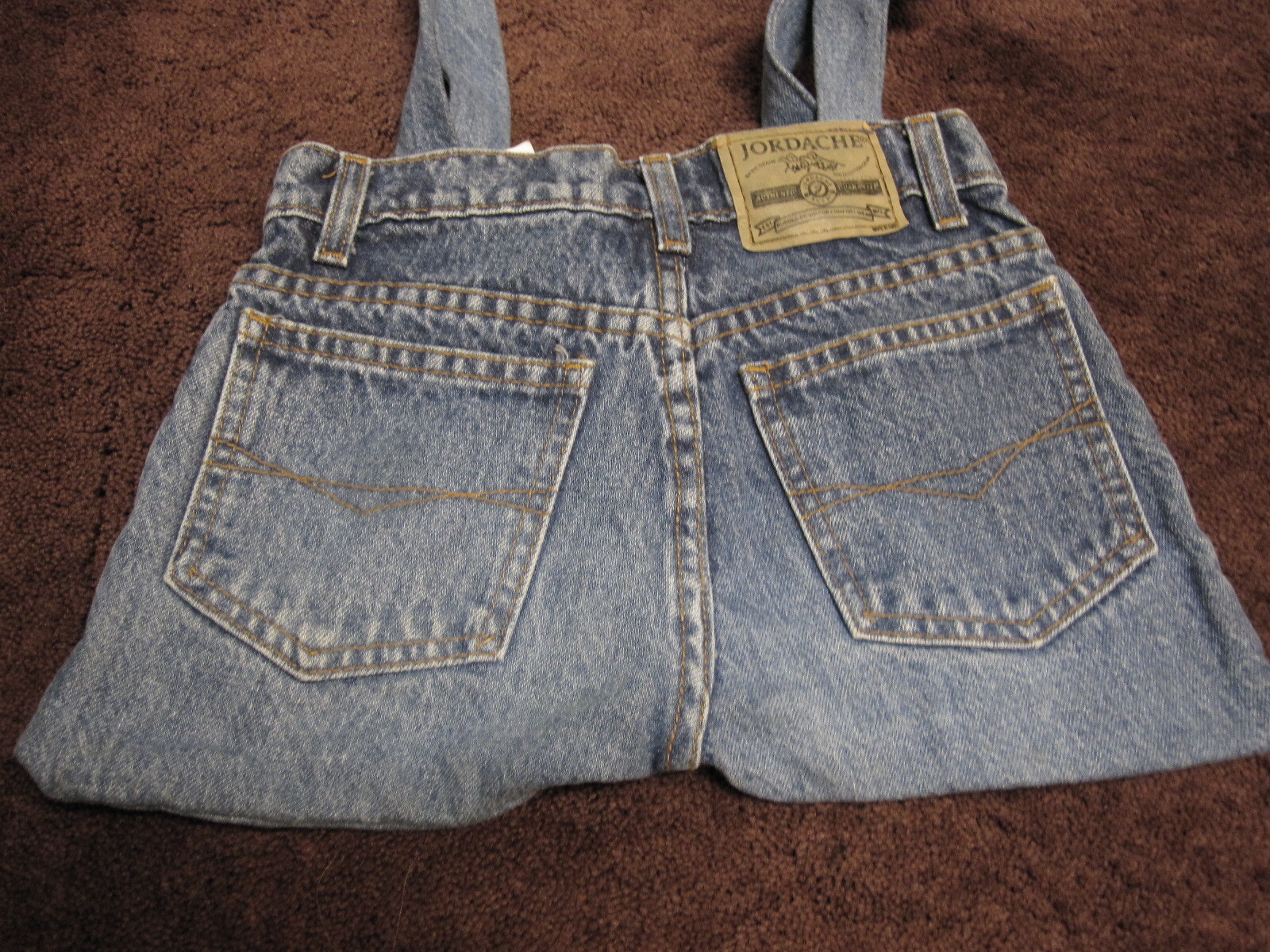 Vintage JORDACHE Blue Jean Purse Beach Shoulder Tote Bag