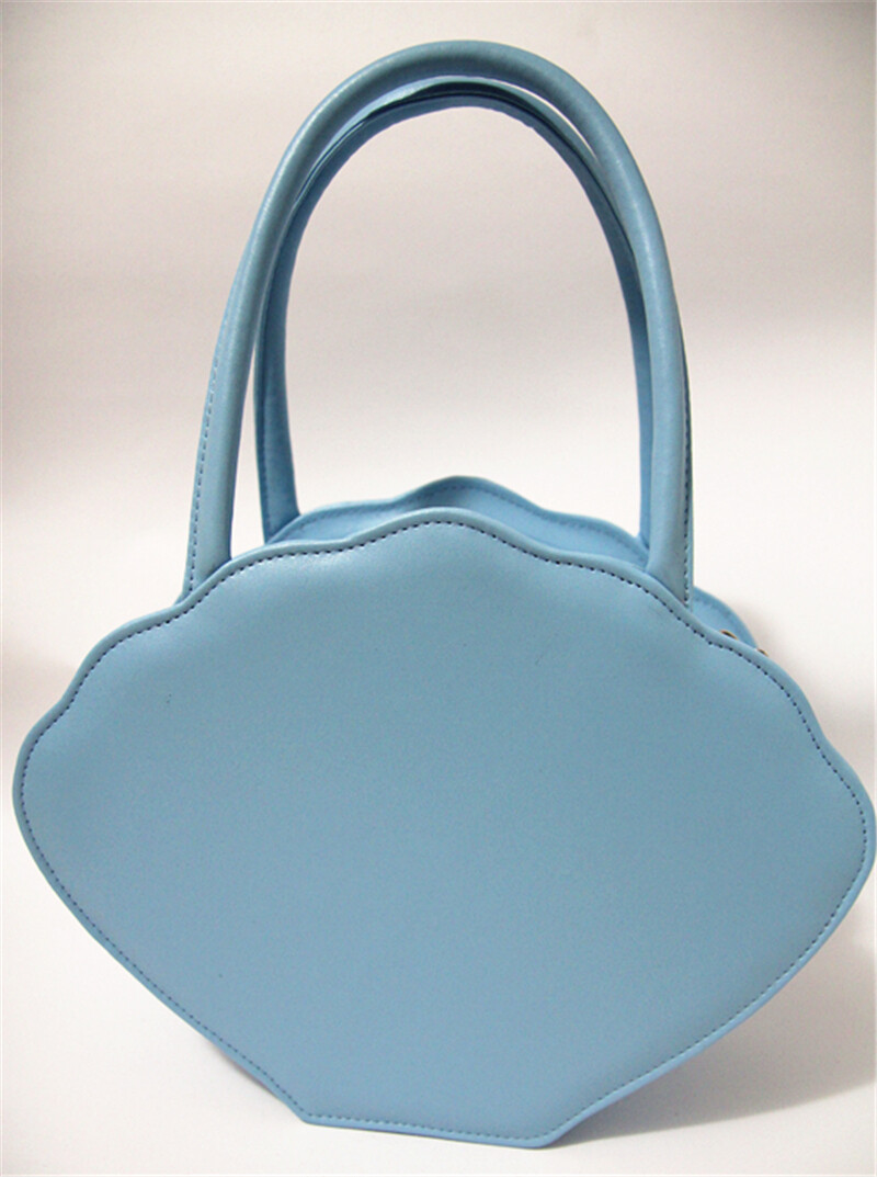 Women PU Leather Handbag Shell Shape Purse Shoulder Messenger Bag Crossbody Bag
