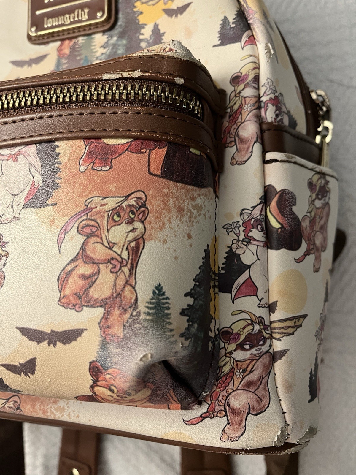 Loungefly Star Wars EWOK Mini Backpack EWOKS! RARE!