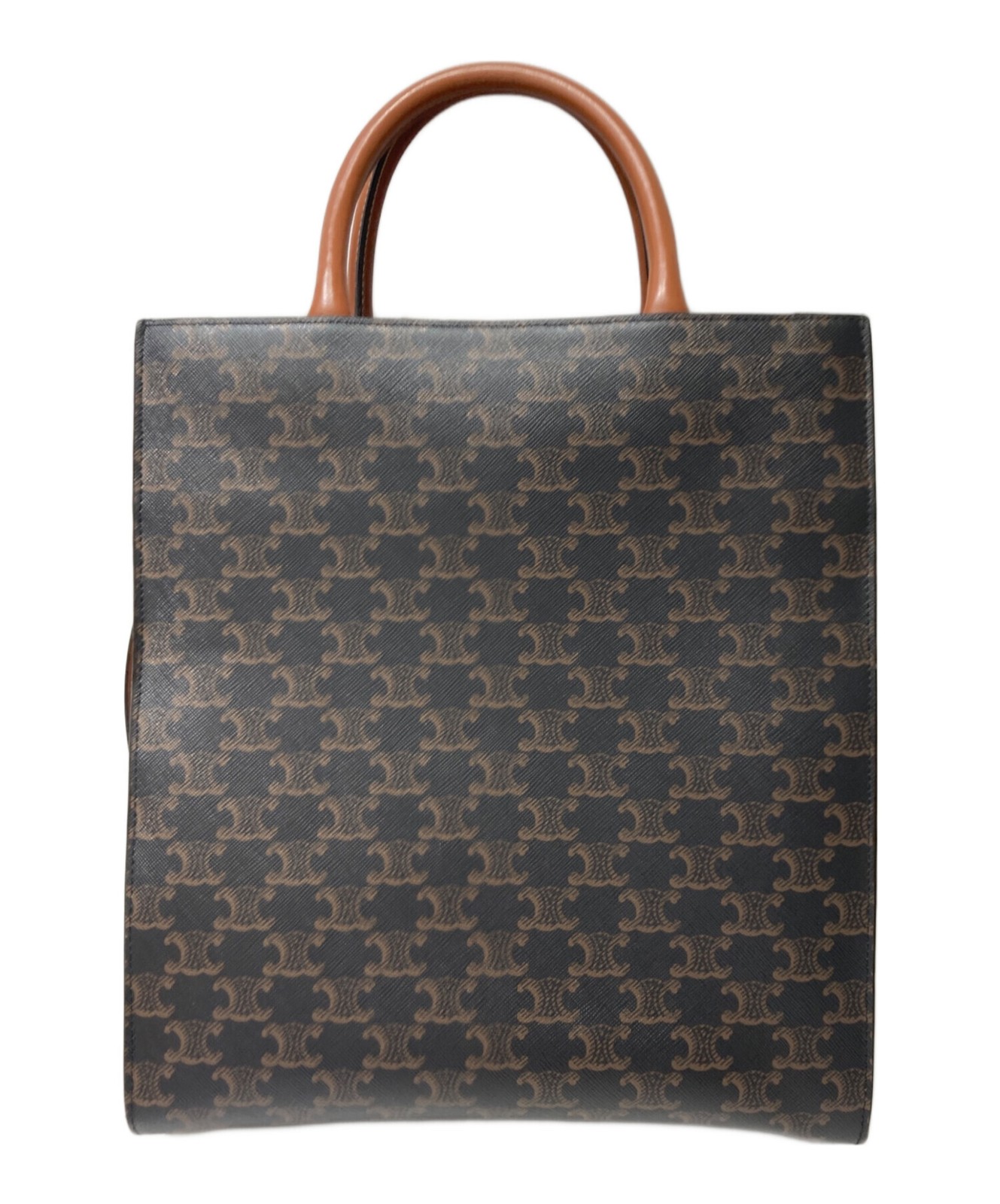 Celine Cabas 191542BZK.04LU Canvas Brown Bag Women’s #TFB1613