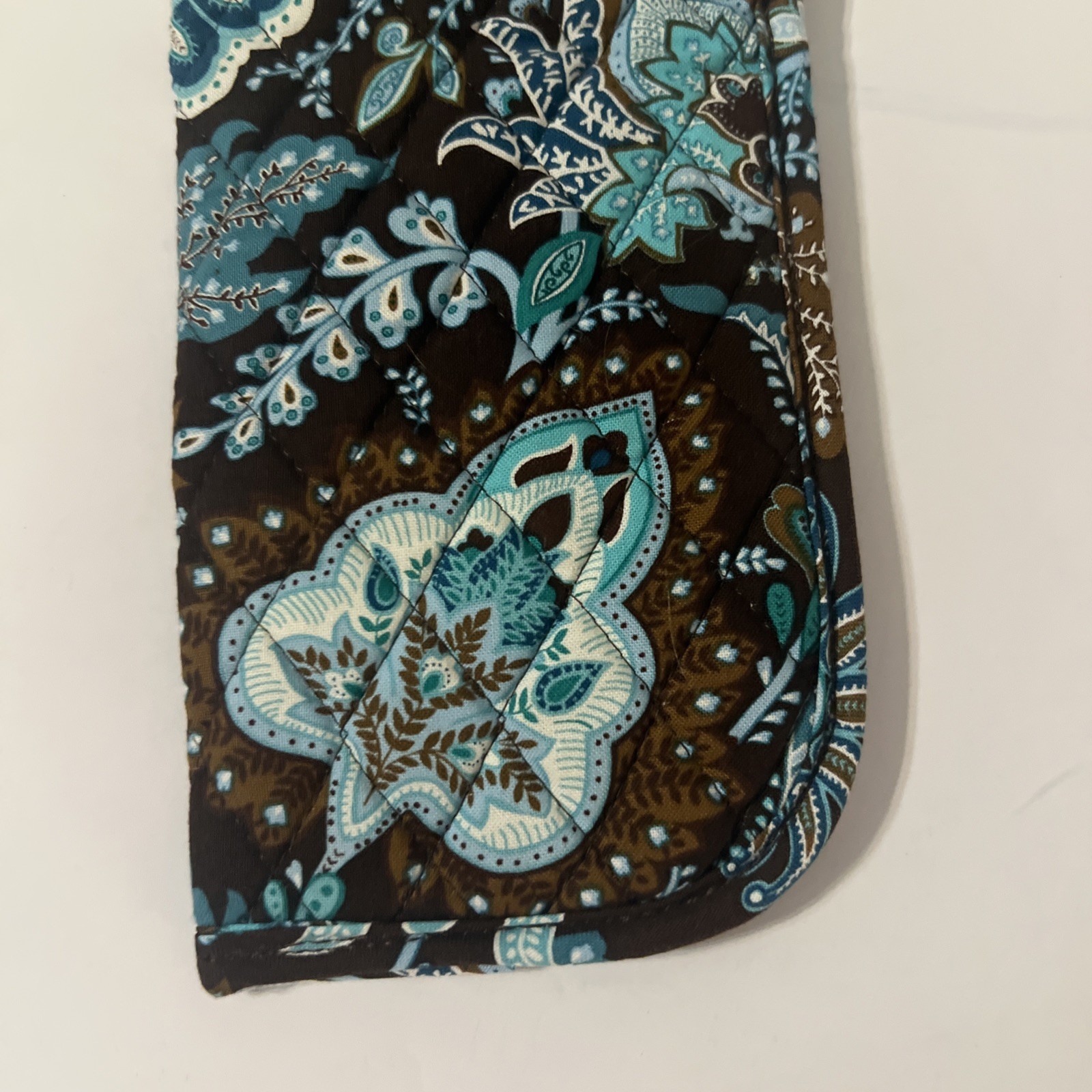Vera Bradley Curling Iron/Hot Tool Bag “Java blue”