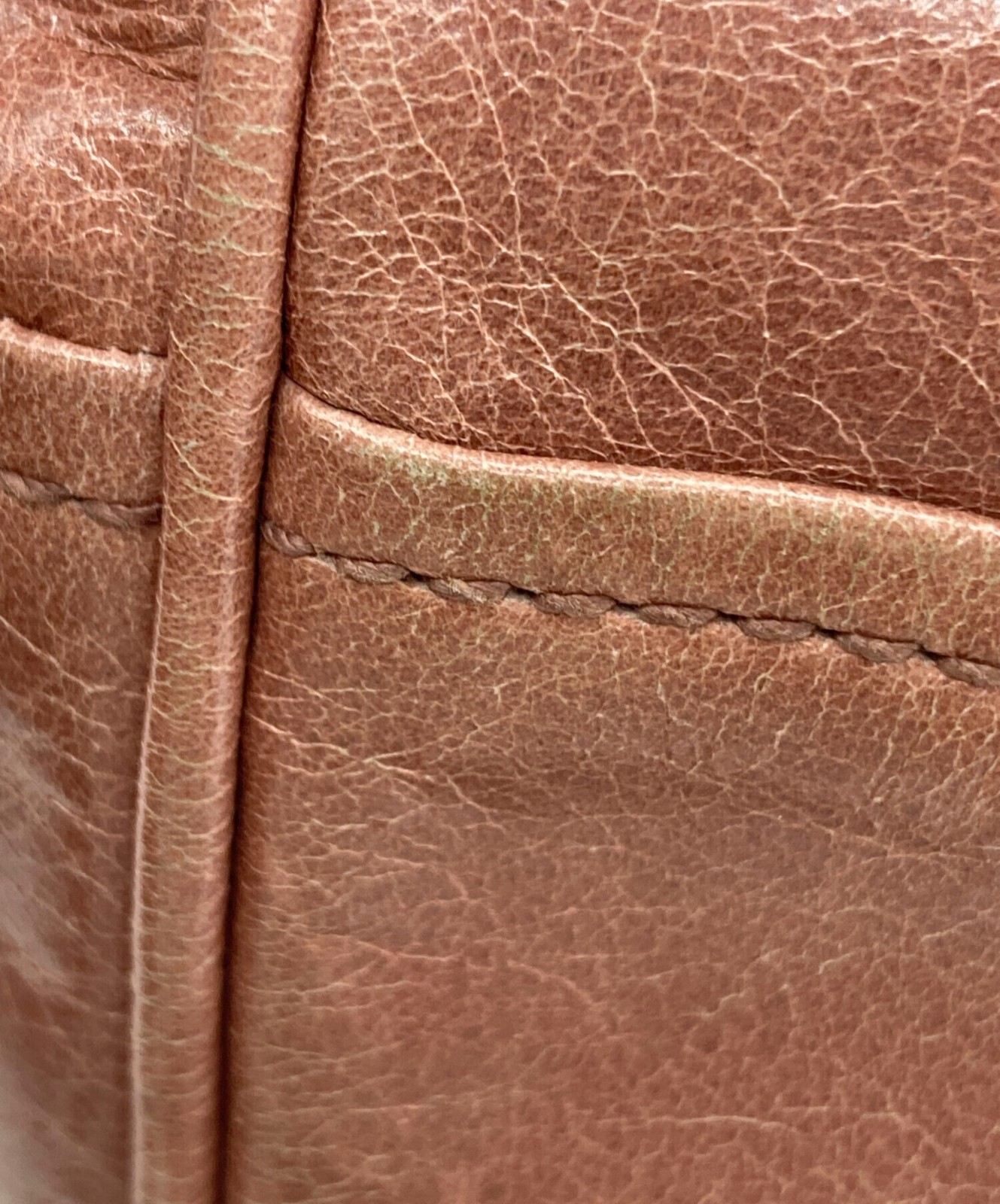Miu Miu Vitello Pink Leather 2WAY Shoulder Bag RN1091 Auth